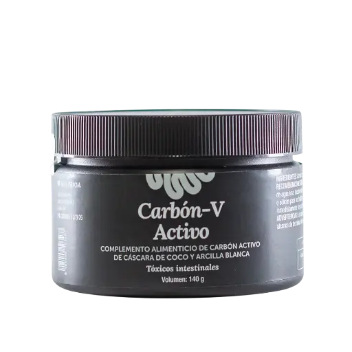 Carbón V Activo y vegetal – Suplemento natural en polvo
